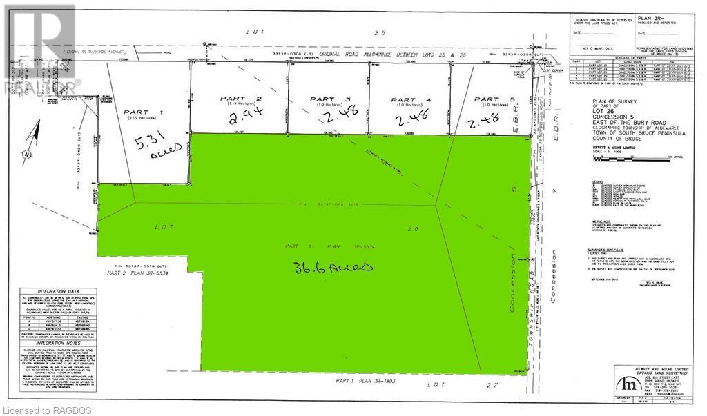 PARCEL 6 PT LOT 26 CONCESSION 5 ROAD